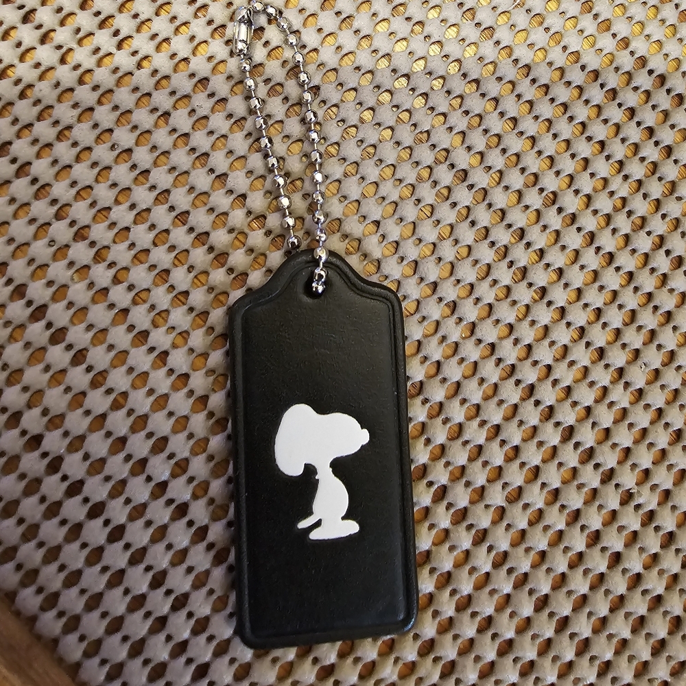 Coach Snoopy 1st Edition Tag